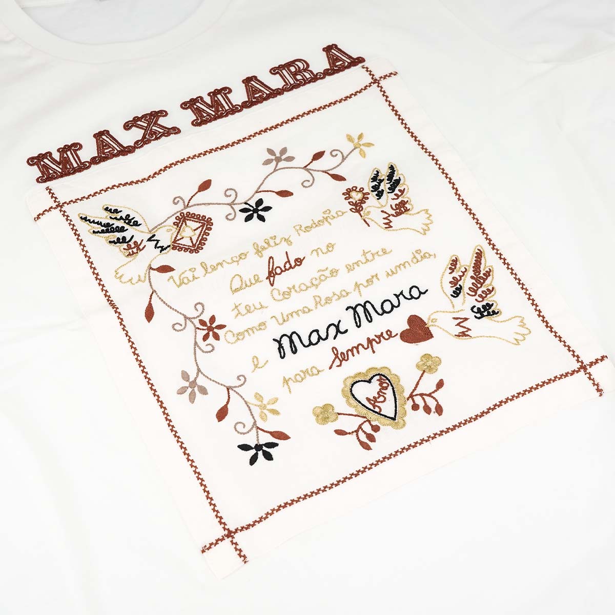 MAX MARA マックスマーラ Tシャツ 2319410331600 006 アイボリー - 画像 (4)