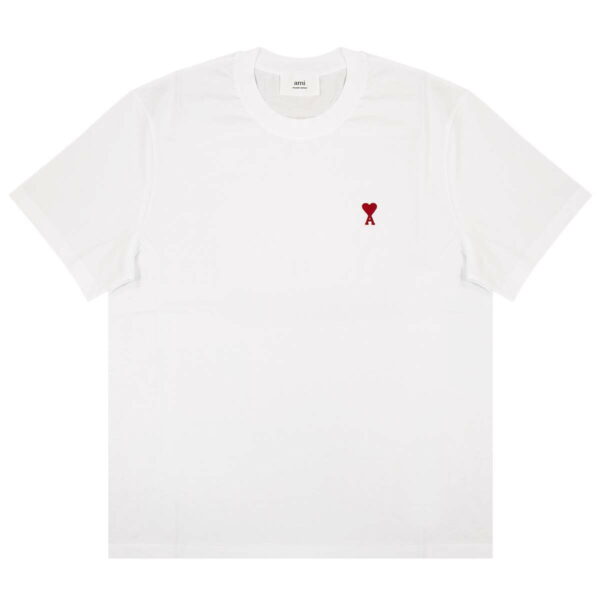 AMI アミ Tシャツ BFUTS001 724 100 ホワイト