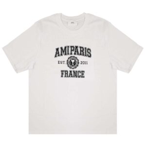 AMI アミ Tシャツ HTS008 726 100 ホワイト