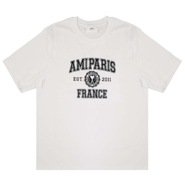 AMI アミ Tシャツ HTS008 726 100 ホワイト