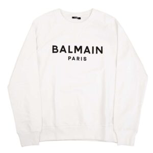 BALMAIN バルマン スウェット XH0JQ005 BB23 ホワイト