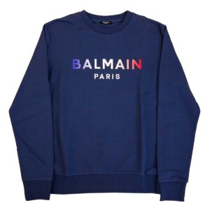 BALMAIN バルマン スウェット XH2JQ040 BB55 ネイビー