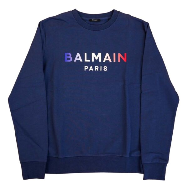 BALMAIN バルマン スウェット XH2JQ040 BB55 ネイビー