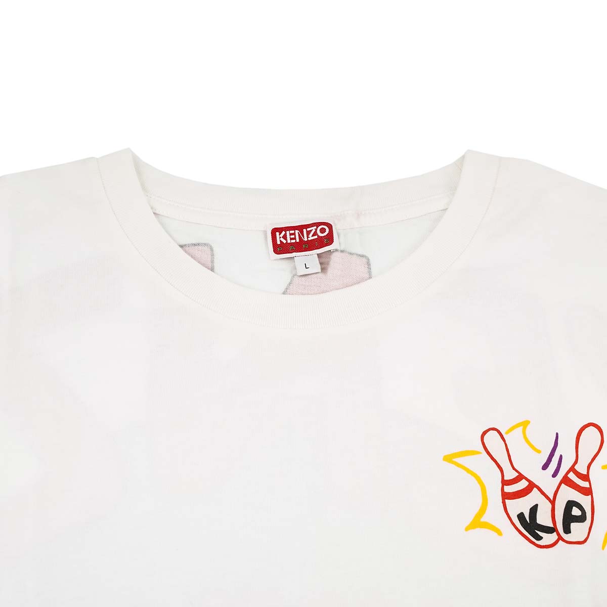 KENZO ケンゾー Tシャツ FD55TS4534SG 02 オフホワイト - 画像 (3)
