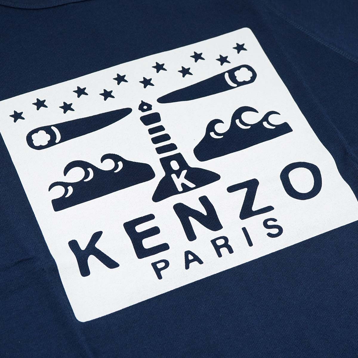 KENZO ケンゾー Tシャツ FD55TS4554SU 77 ミッドナイトブルー - 画像 (4)