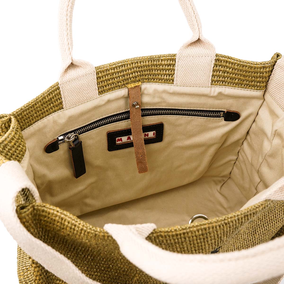 MARNI マルニ トートバッグ SHMP0077U0 P3860 ZO458 ベージュ - 画像 (5)