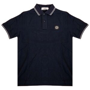 STONE ISLAND ストーンアイランド ポロシャツ 771522S18 V0020 ネイビー
