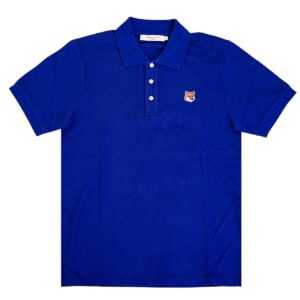MAISON KITSUNE メゾンキツネ ポロシャツ FU00203KJ7007 P485 ディープブルー