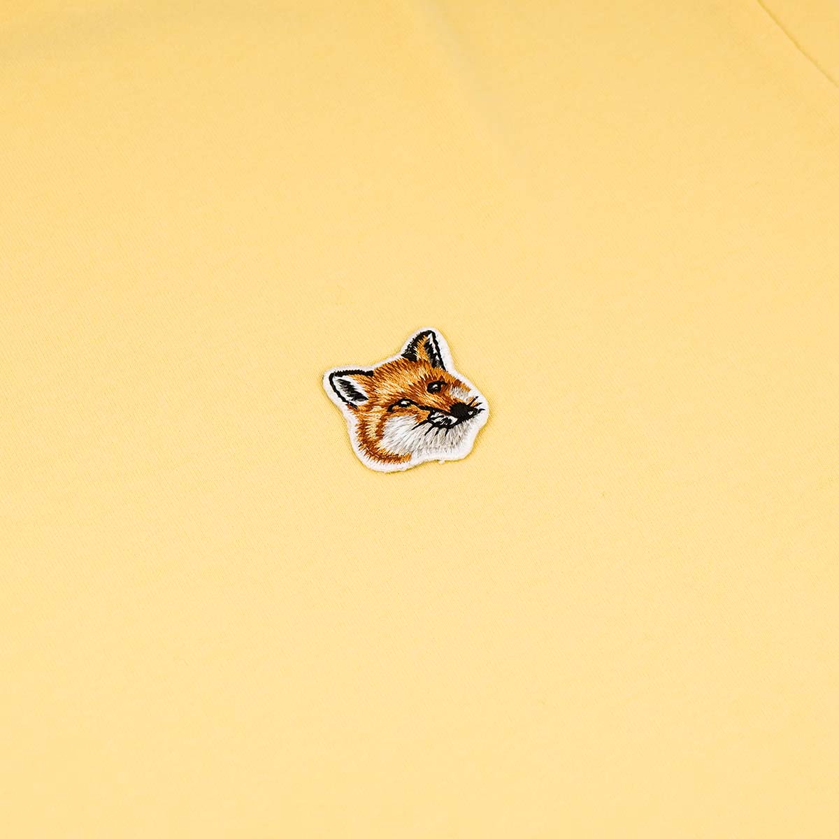 MAISON KITSUNE メゾンキツネ Tシャツ AM00103KJ0008 P724 イエロー - 画像 (4)