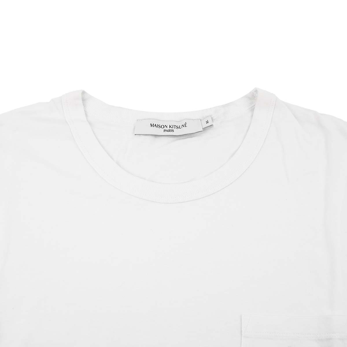MAISON KITSUNE メゾンキツネ Tシャツ FM00120KJ0010 P100 ホワイト - 画像 (3)