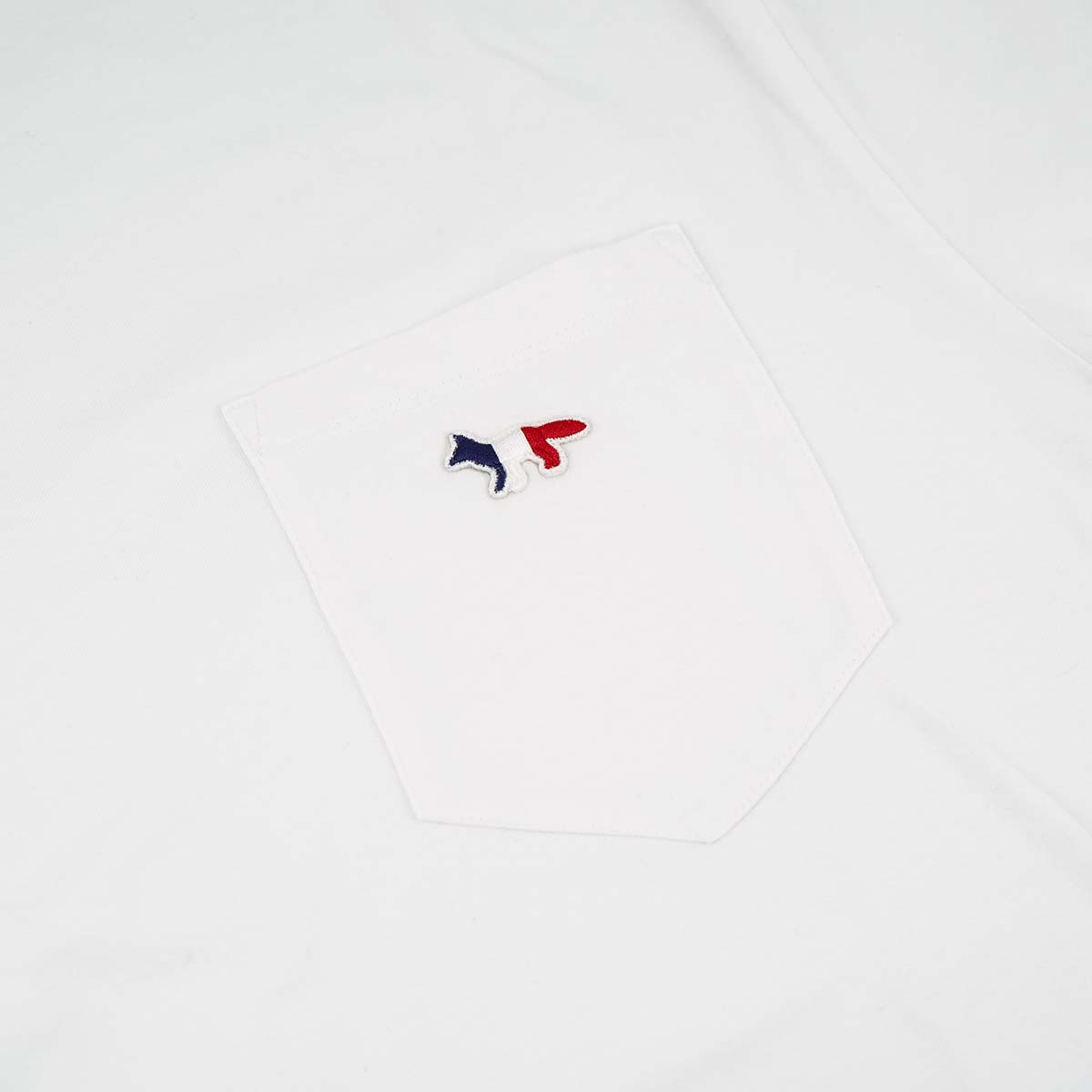MAISON KITSUNE メゾンキツネ Tシャツ FM00120KJ0010 P100 ホワイト - 画像 (4)