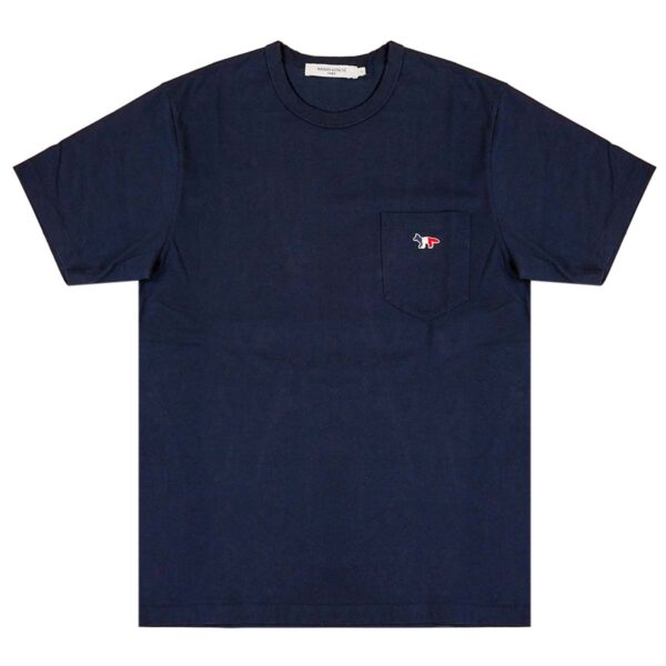 MAISON KITSUNE メゾンキツネ Tシャツ FM00120KJ0010 P480 ネイビー