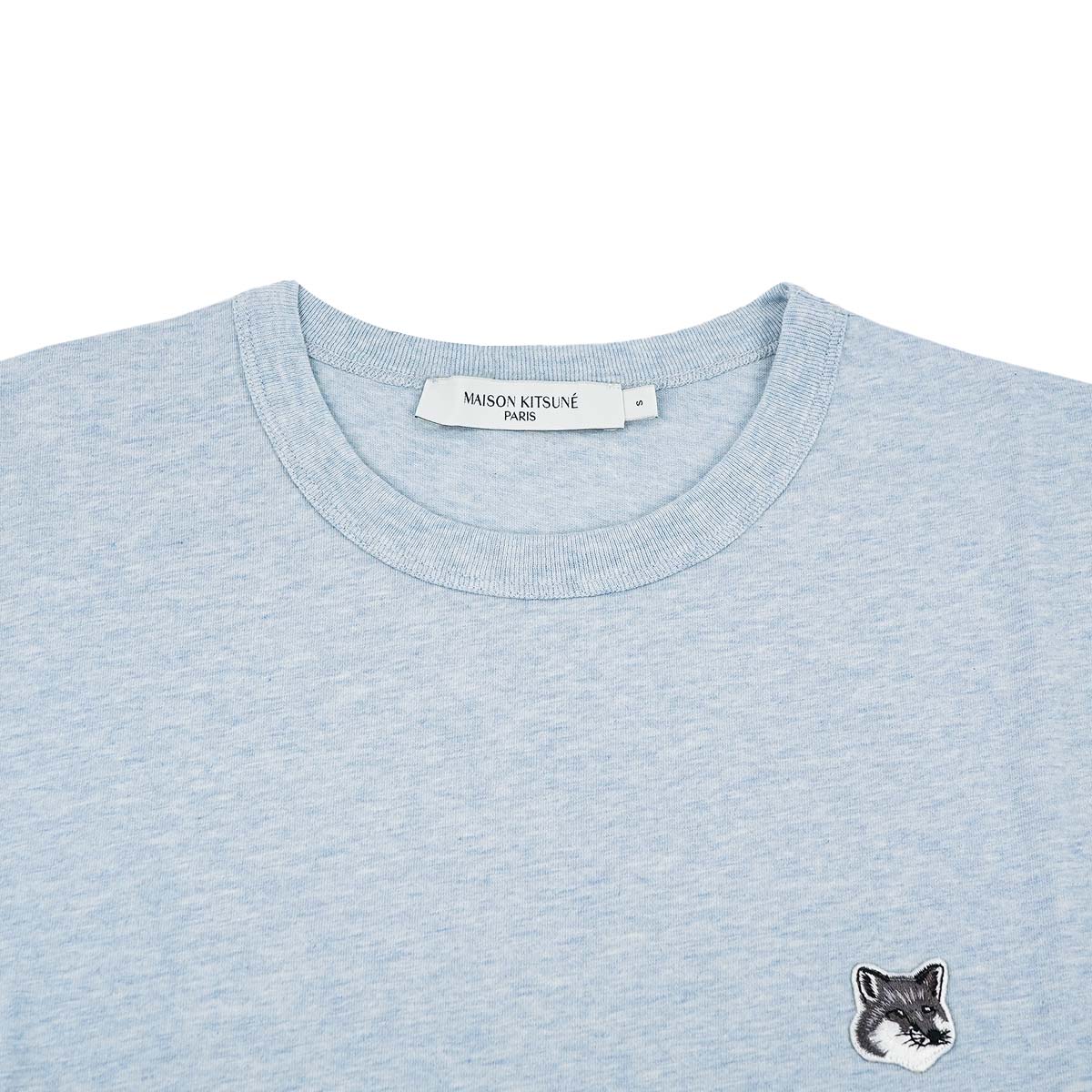 MAISON KITSUNE メゾンキツネ Tシャツ GM00118KJ0008 H429 ブルー - 画像 (3)