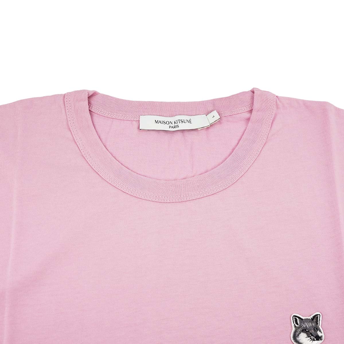 MAISON KITSUNE メゾンキツネ Tシャツ GM00118KJ0008 P626 ピンク - 画像 (3)