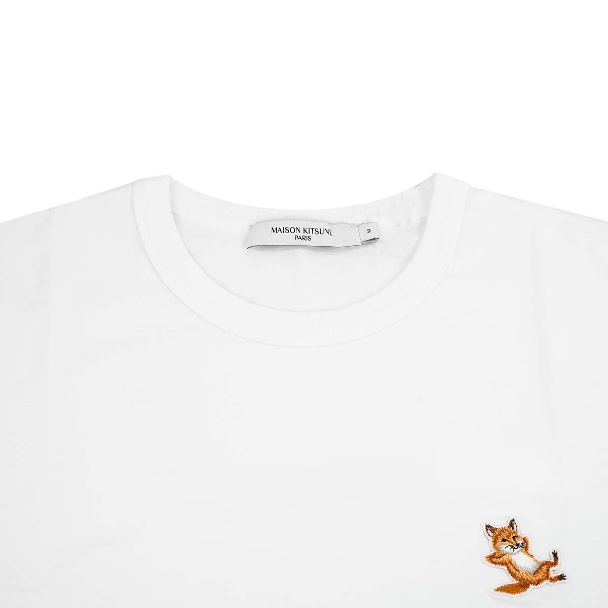MAISON KITSUNE メゾンキツネ Tシャツ GU00154KJ0010 P100 ホワイト - 画像 (3)