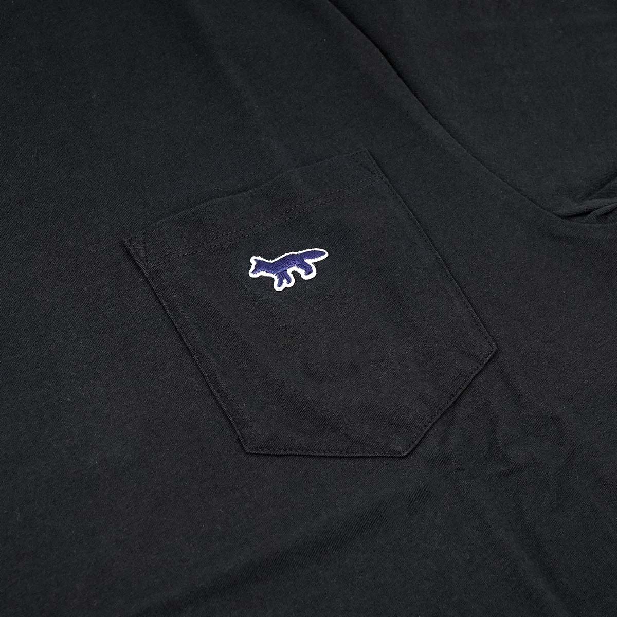 MAISON KITSUNE メゾンキツネ Tシャツ HM00136KJ0008 P199 ブラック - 画像 (4)