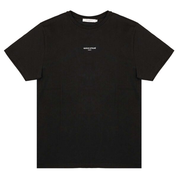 MAISON KITSUNE メゾンキツネ Tシャツ KM00112KJ0035 P199 ブラック