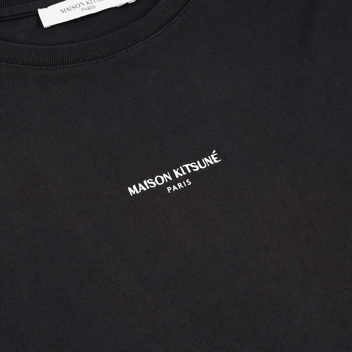 MAISON KITSUNE メゾンキツネ Tシャツ KM00112KJ0035 P199 ブラック - 画像 (4)