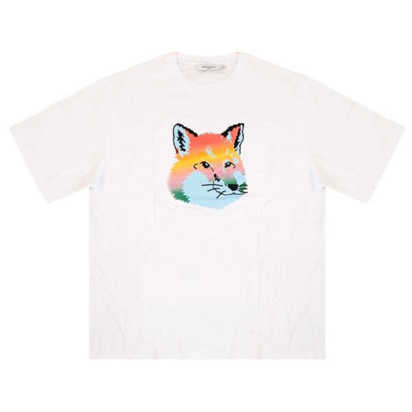 MAISON KITSUNE メゾンキツネ Tシャツ KM00118KJ0008 P100 ホワイト