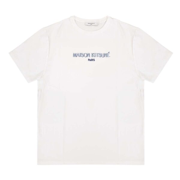 MAISON KITSUNE メゾンキツネ Tシャツ KM00119KJ0035 P103 ホワイト