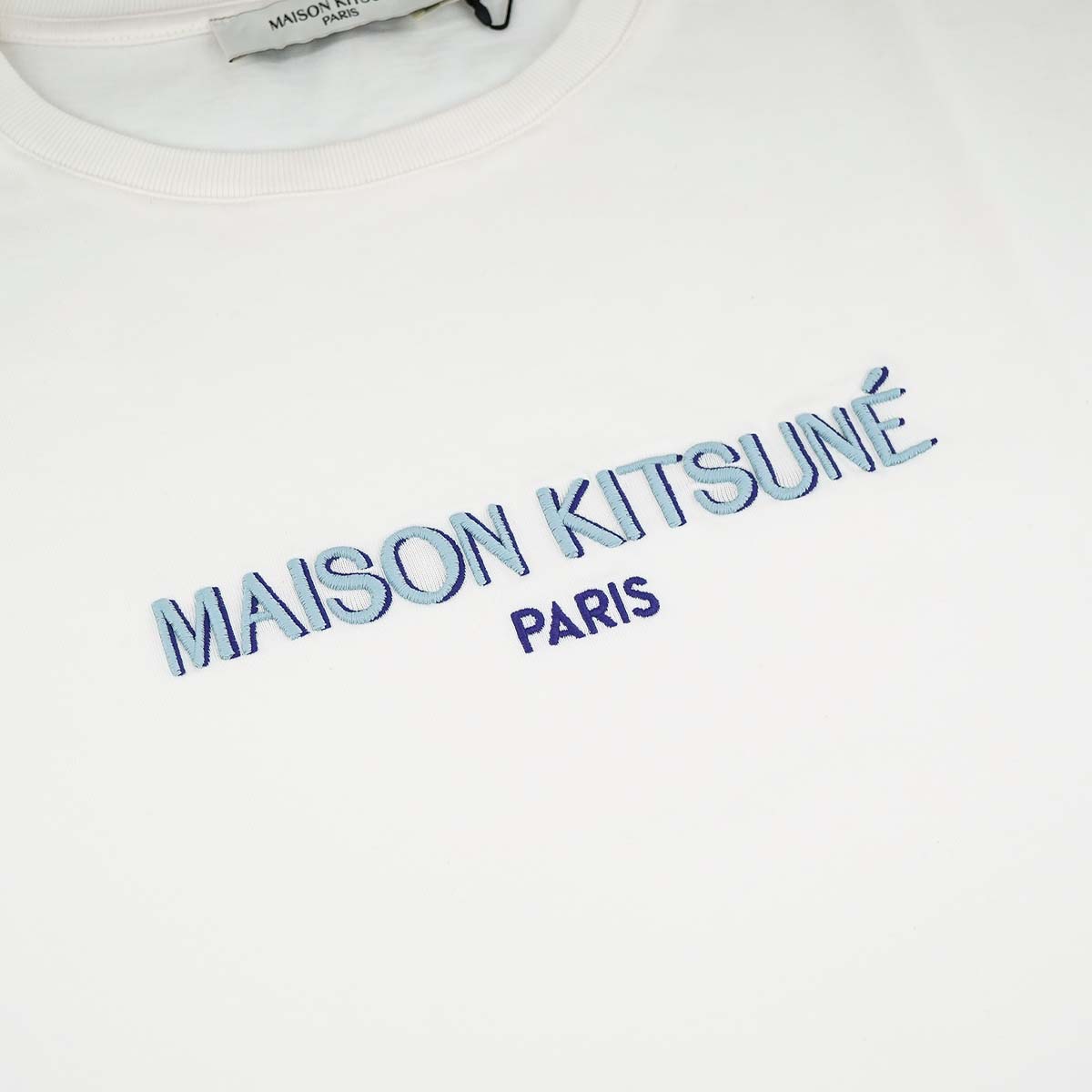 MAISON KITSUNE メゾンキツネ Tシャツ KM00119KJ0035 P103 ホワイト - 画像 (4)
