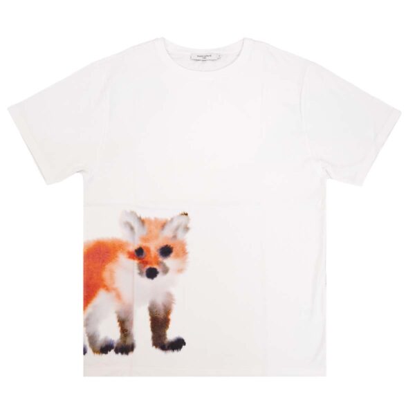 MAISON KITSUNE メゾンキツネ Tシャツ KM00133KJ0035 P100 ホワイト