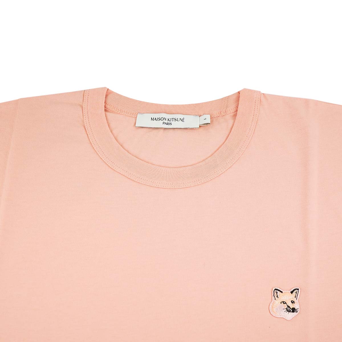 MAISON KITSUNE メゾンキツネ Tシャツ KM00144KJ0008 P612 ピーチ - 画像 (3)