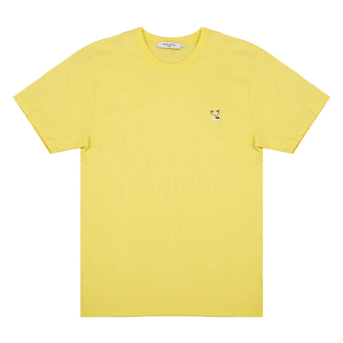 MAISON KITSUNE メゾンキツネ Tシャツ KM00144KJ0008 P725 イエロー