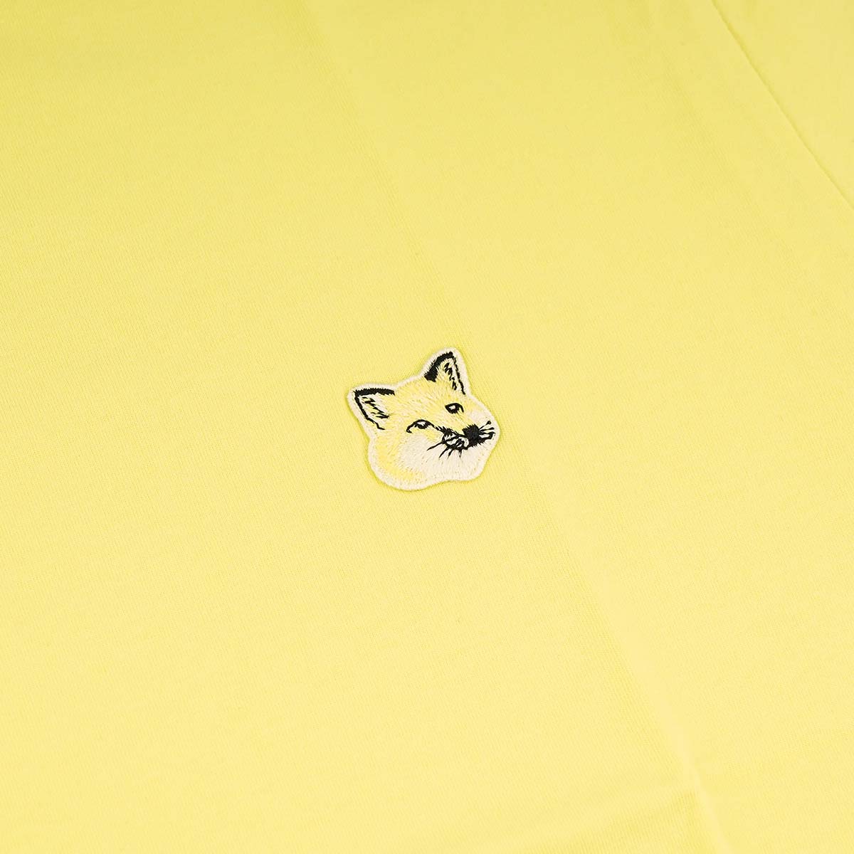 MAISON KITSUNE メゾンキツネ Tシャツ KM00144KJ0008 P725 イエロー - 画像 (4)
