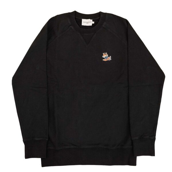 MAISON KITSUNE メゾンキツネ スウェット KM00304KM0001 P199 ブラック