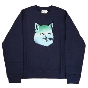 MAISON KITSUNE メゾンキツネ スウェット KM00305KM0001 P480 ネイビー