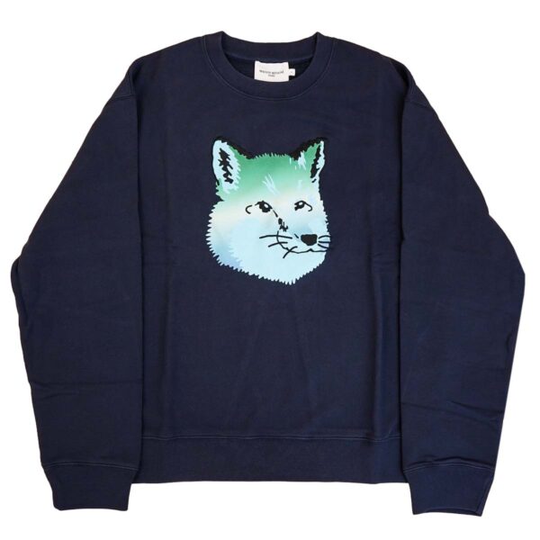 MAISON KITSUNE メゾンキツネ スウェット KM00305KM0001 P480 ネイビー