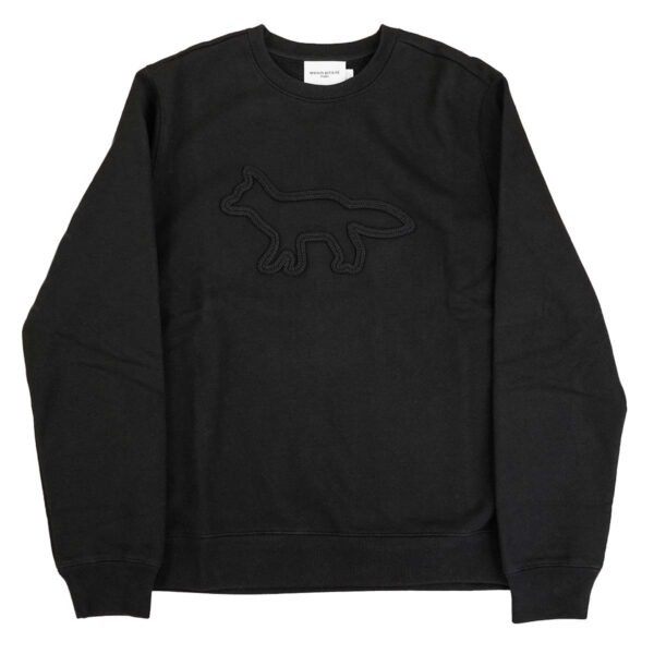 MAISON KITSUNE メゾンキツネ スウェット KM00310KM0020 P199 ブラック