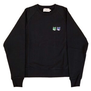 MAISON KITSUNE メゾンキツネ スウェット KW00308KM0001 P199 ブラック